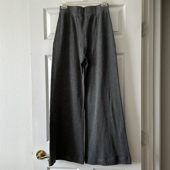 Peruvian Connection Charcoal Wide Leg Cotton Pants Size Small - Picture 5 of 5